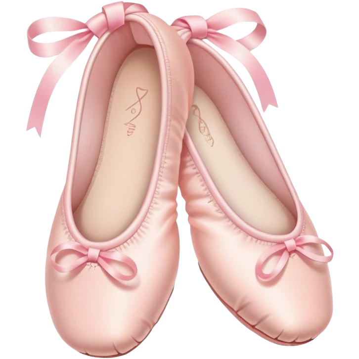 pastel pink ballet shoes emoji
