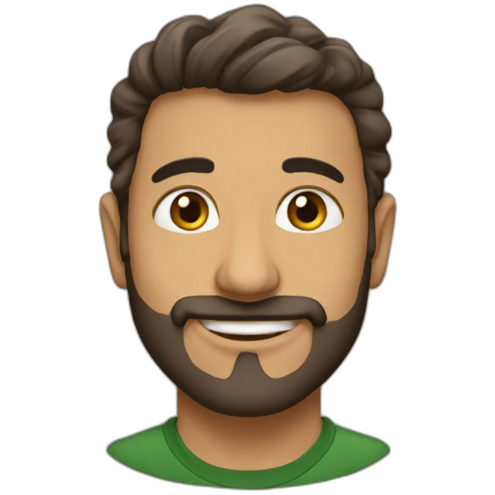رجل يلبس قناع  emoji