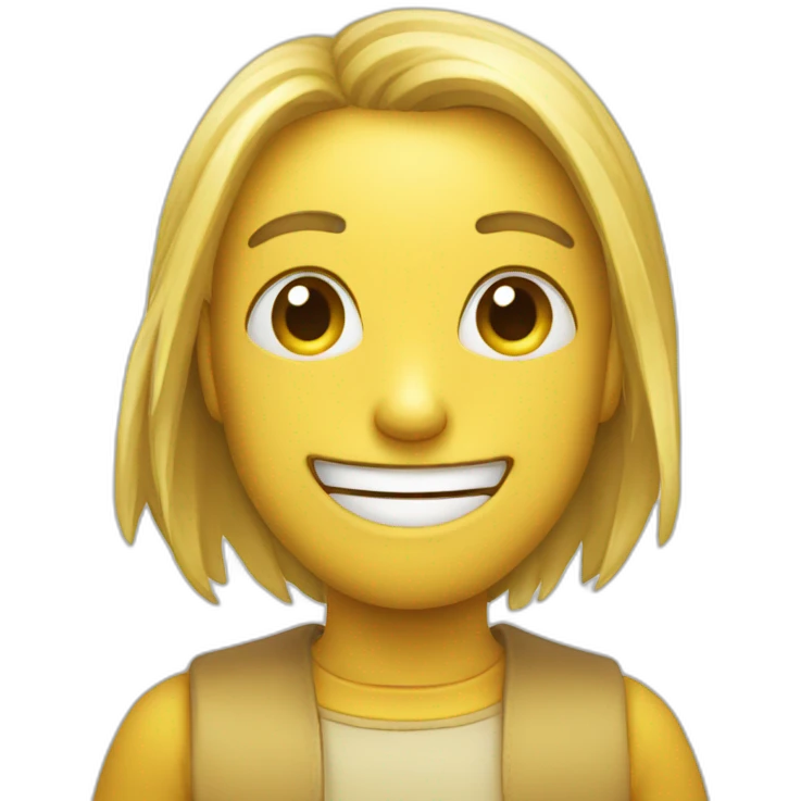 Smiley timide emoji