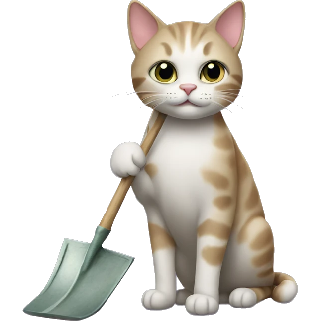 Cat with a spade emoji