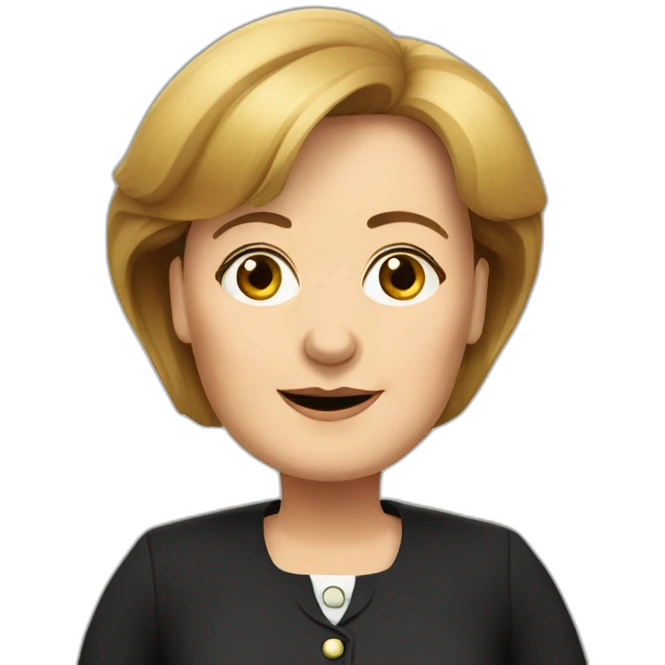 angela merkel emoji