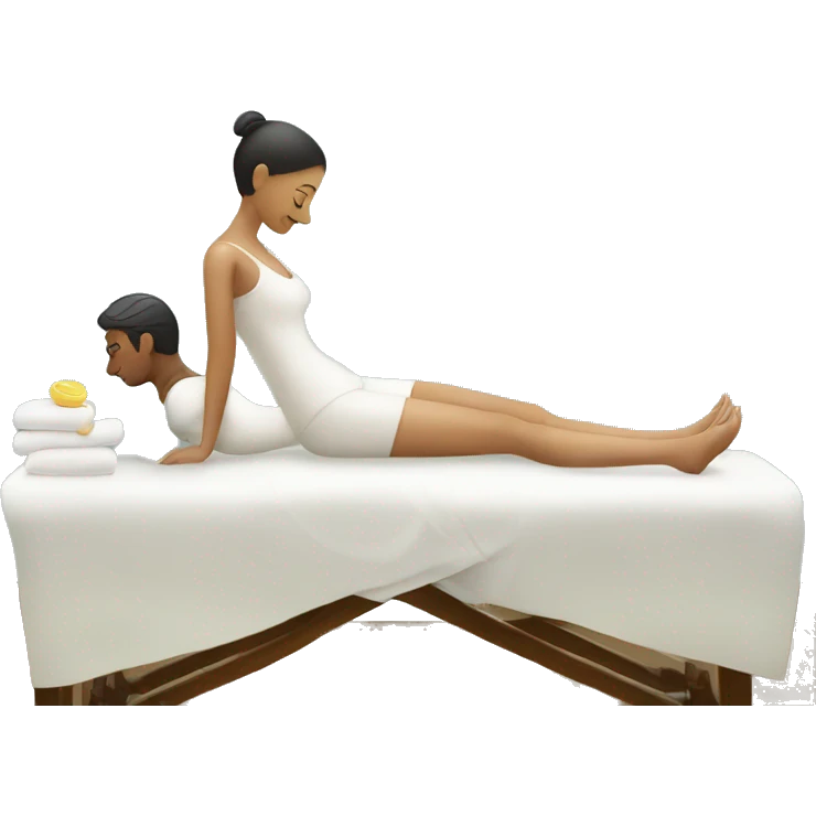 Massage on the table emoji