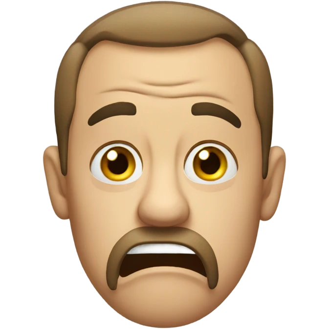Disgusted  emoji