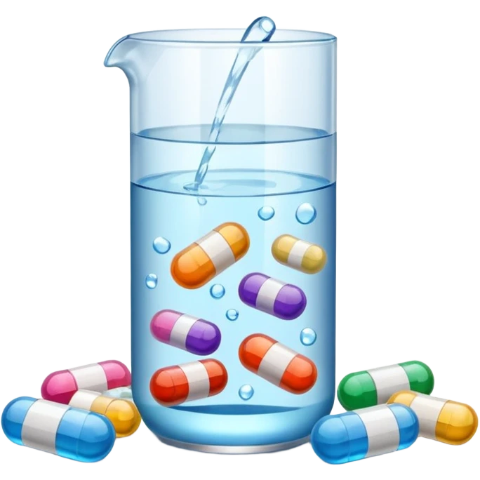 medication and basic needs emoji