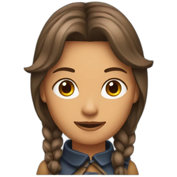 Une femme sur un cheval emoji