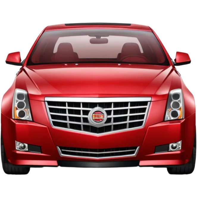 2009 red Cadillac CTS  emoji
