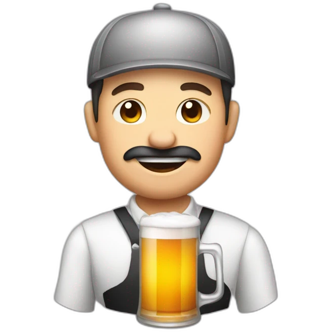 Butcher drink à beer emoji