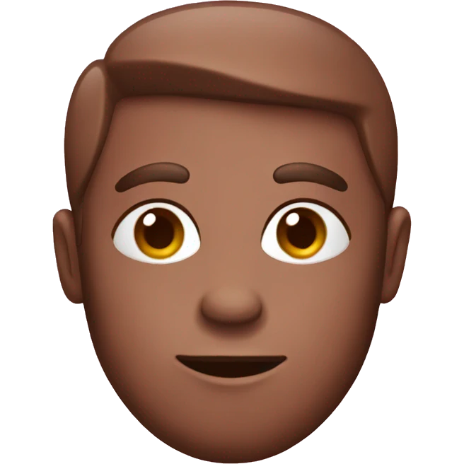 Pink chocolate emoji
