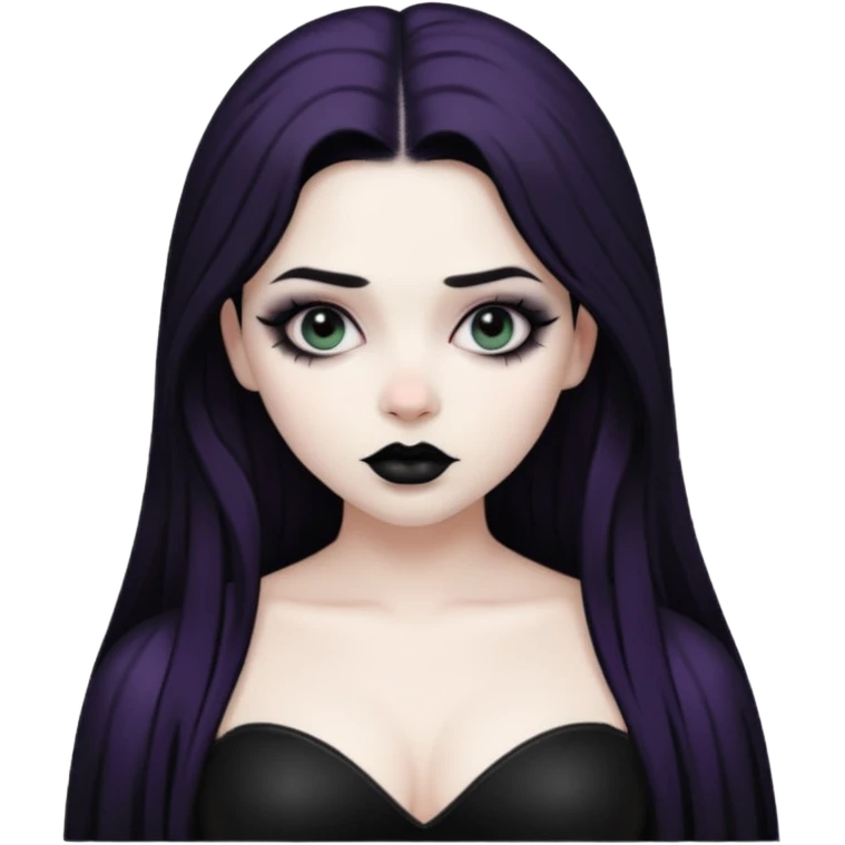 big boobies goth girl with boobies out emoji