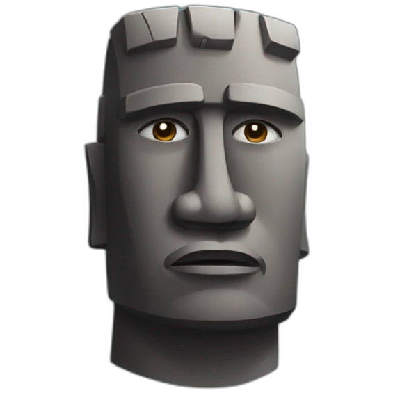 Moai emoji
