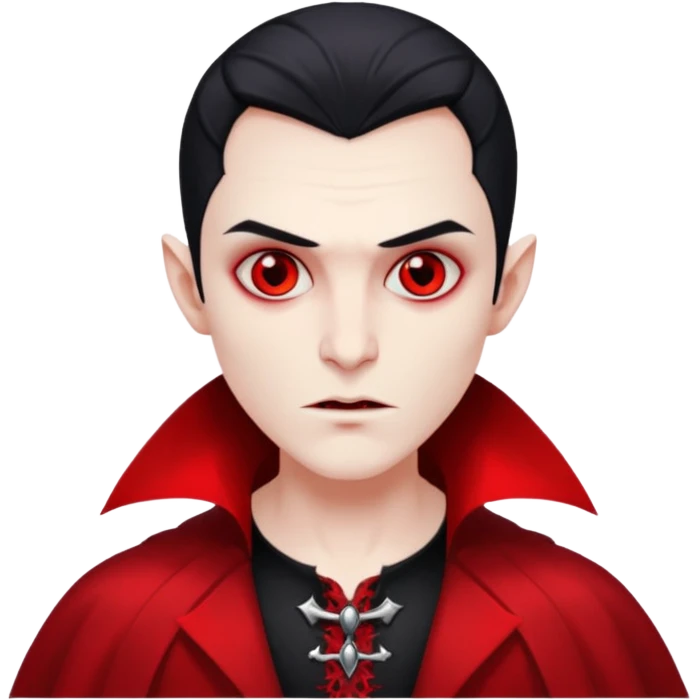 red vampire with red outfit emoji
