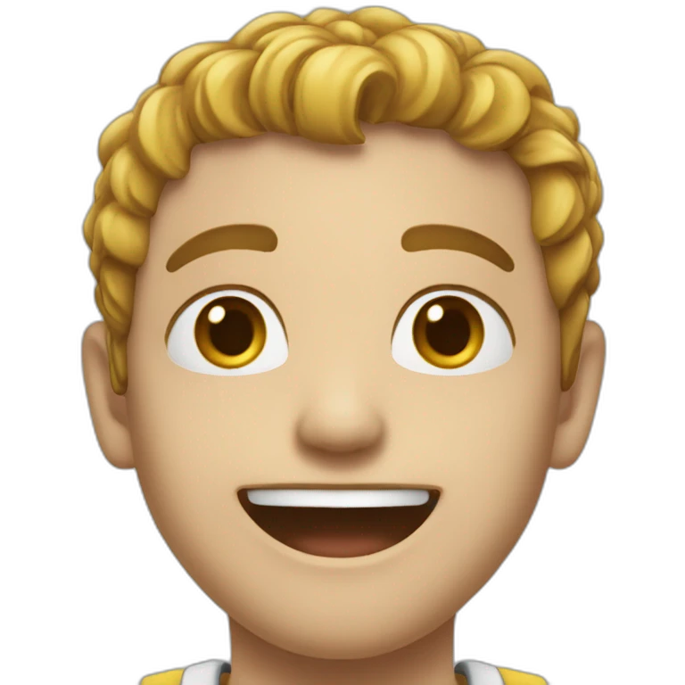 sourire choqué emoji