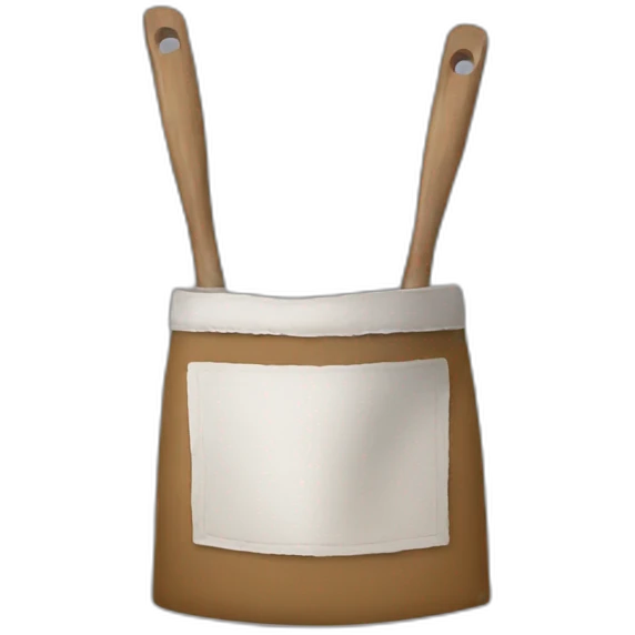 tablier de peintre emoji