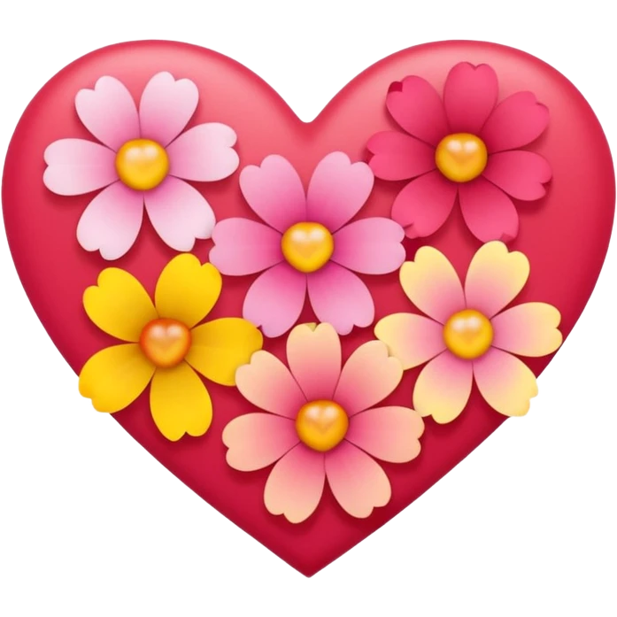 Hearts of Flowers emoji