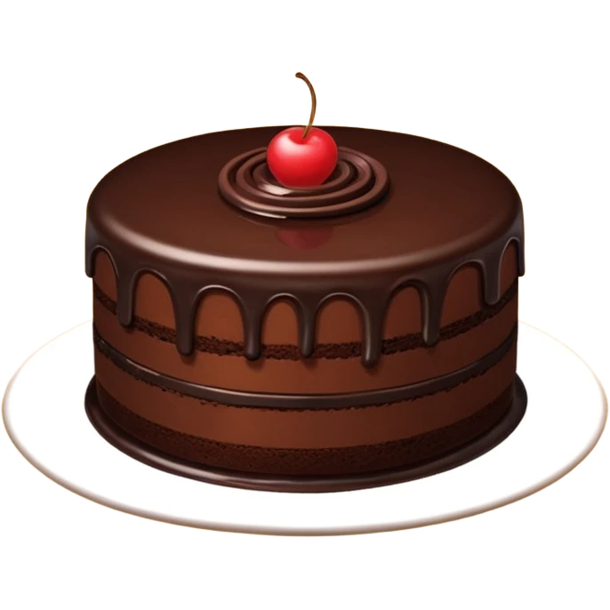 black dessert emoji