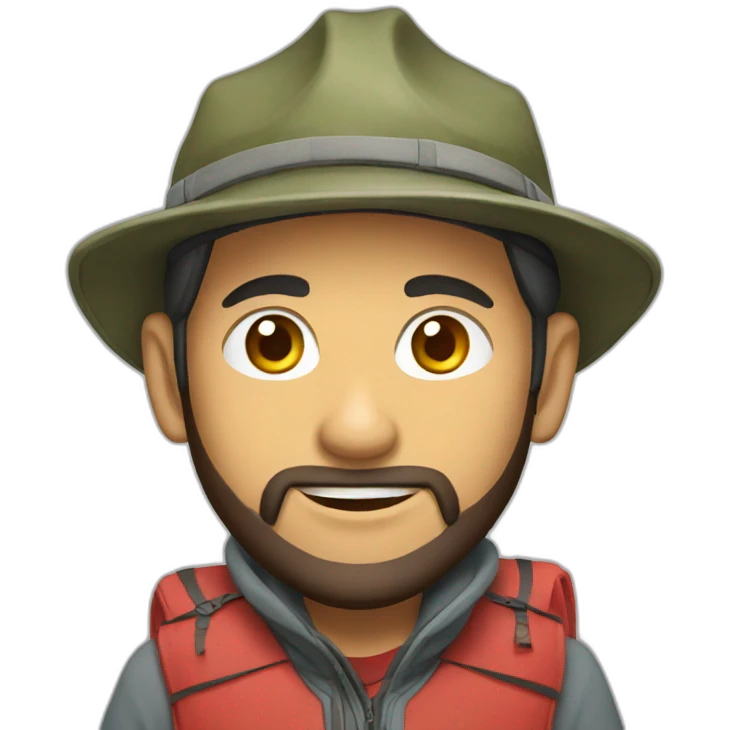 Nepal trekkeur emoji