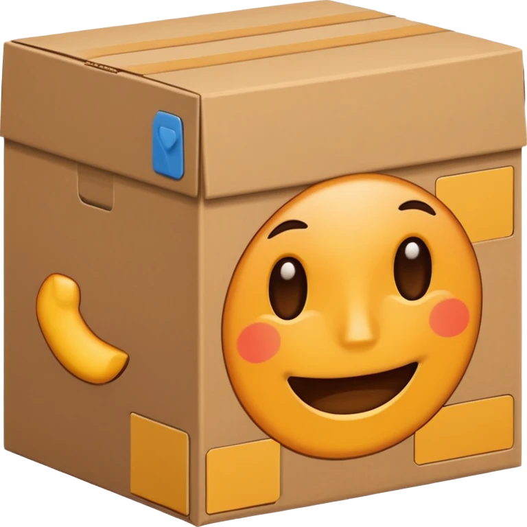 Flat box emoji