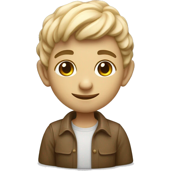 un elfe queer qui fait de la sculpture en céramique emoji