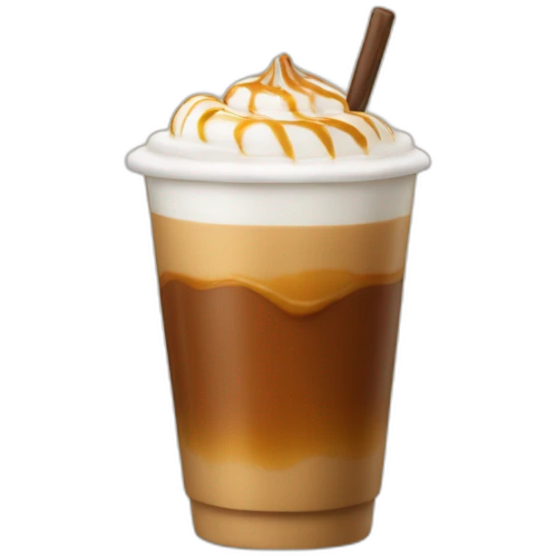 Caramel macchiato emoji