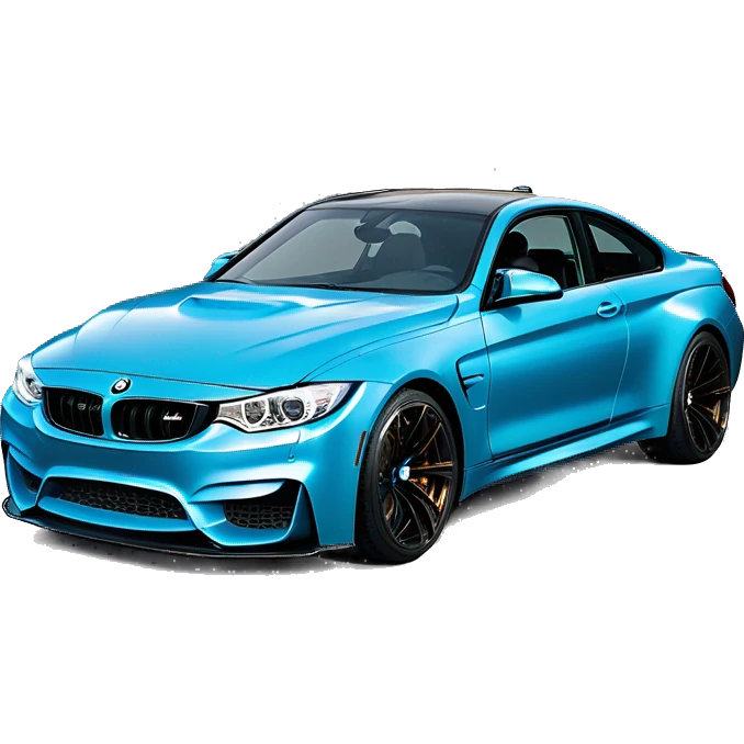 BMW m4 Yas Marina blue Fast emoji