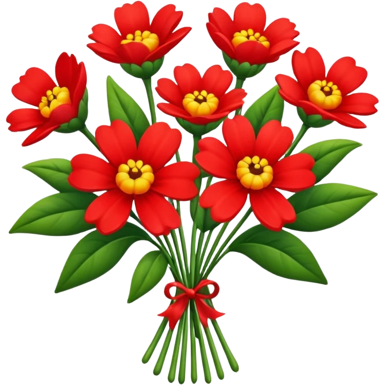 bouquet of kokina flowers emoji