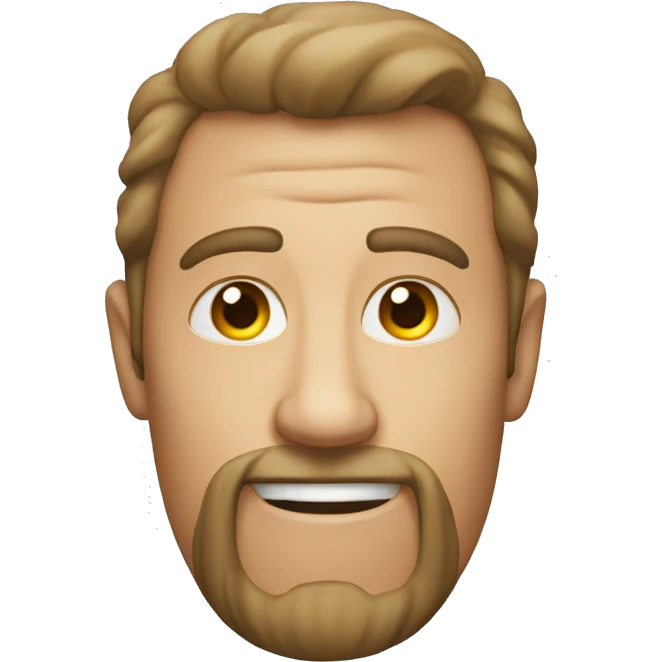 Make the normal iPhone smiling emoji super creepy but keep the same style as the iPhone emojis emoji