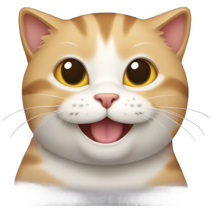 cat with a smile  emoji
