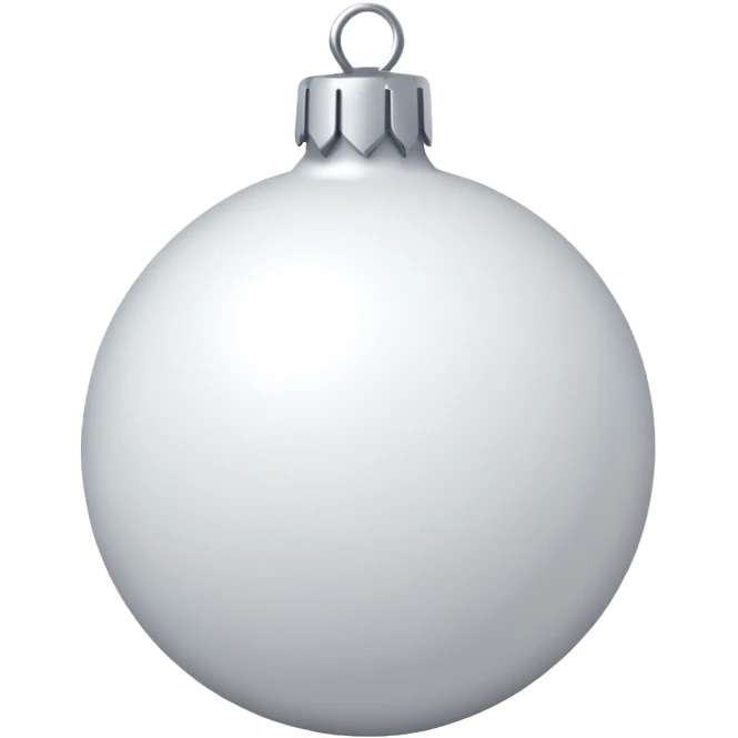 christmas white decoration emoji