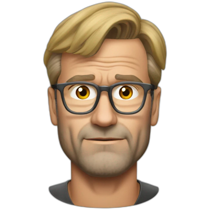 jurgen klopp playing hands under the head emoji