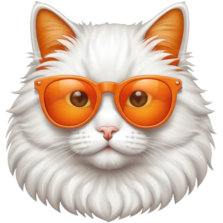 Cat wearing sunglasses emoji