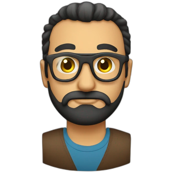 turco,gafas y barba emoji