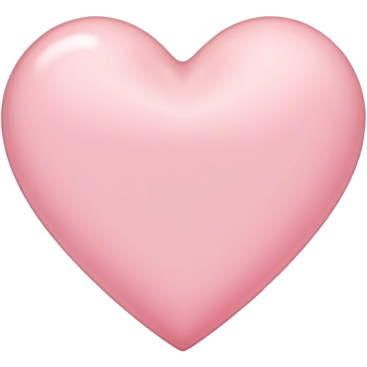 Light pink heart emoji