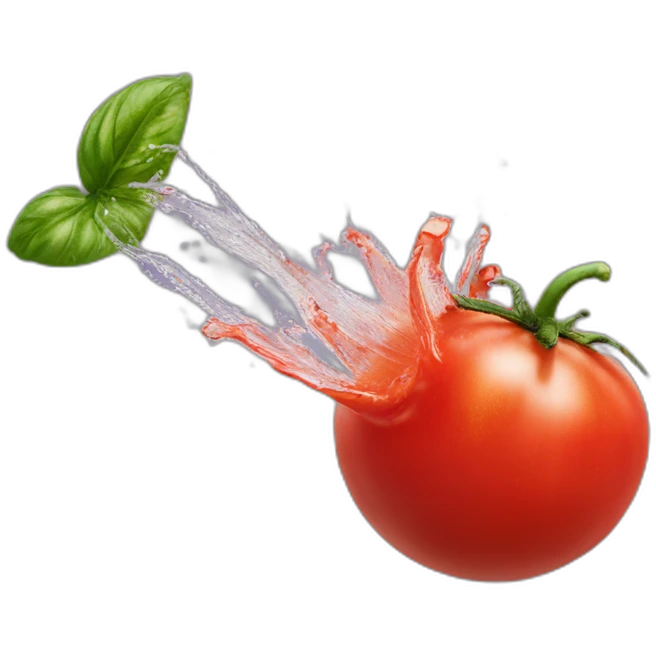 Tomato splashing emoji