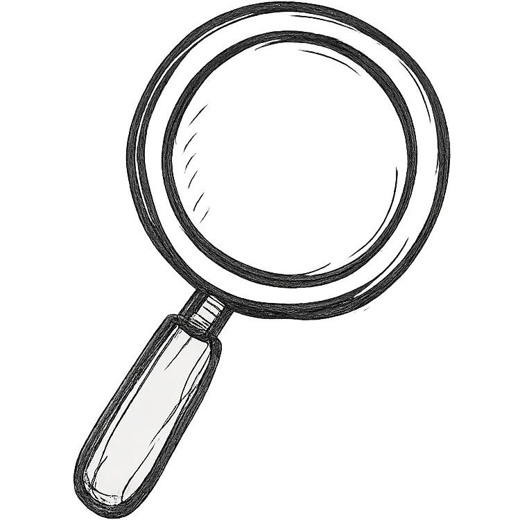 magnifying glass emoji