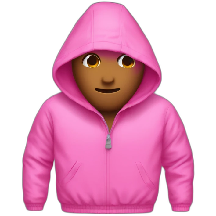 PINK CAGOULE emoji