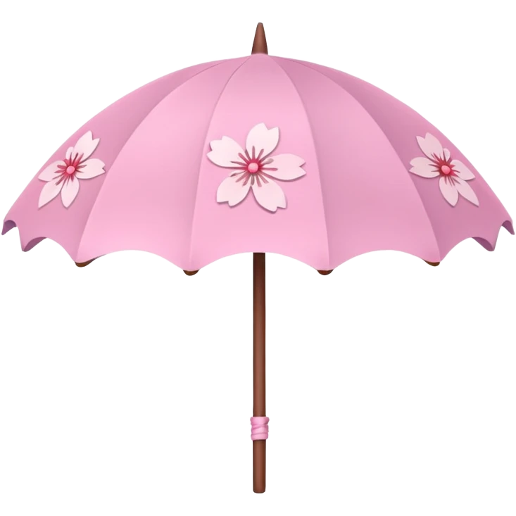 A cute Sakura parasol  emoji