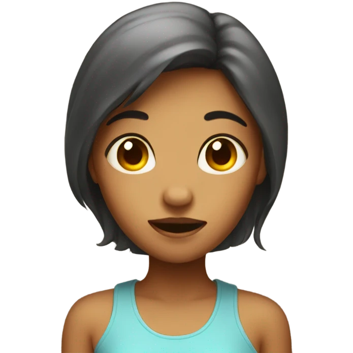 girl has a temperature  emoji