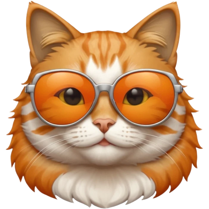 Cat wearing sunglasses emoji