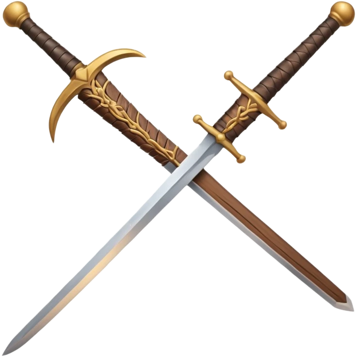 wooden stickwooden sword emoji