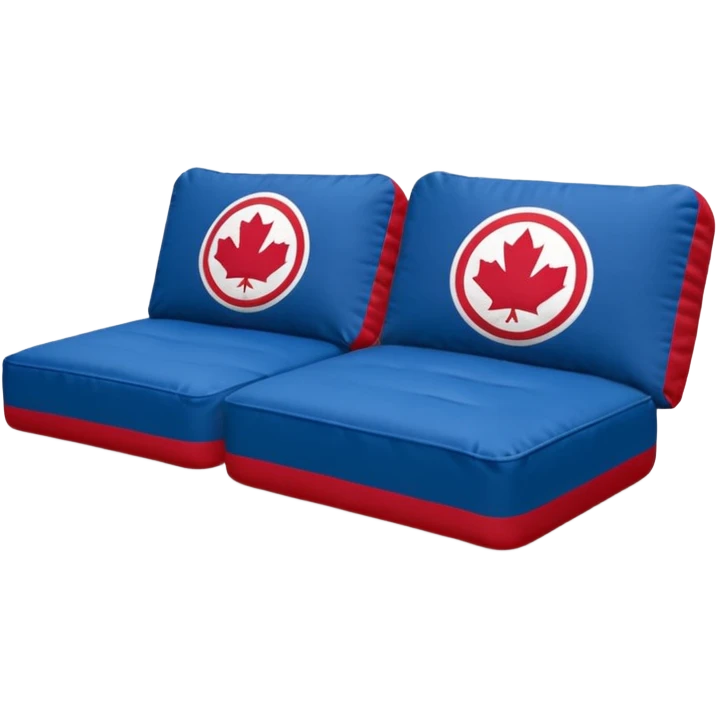 futon beds with Montréal Hockey Team's drift livery emoji