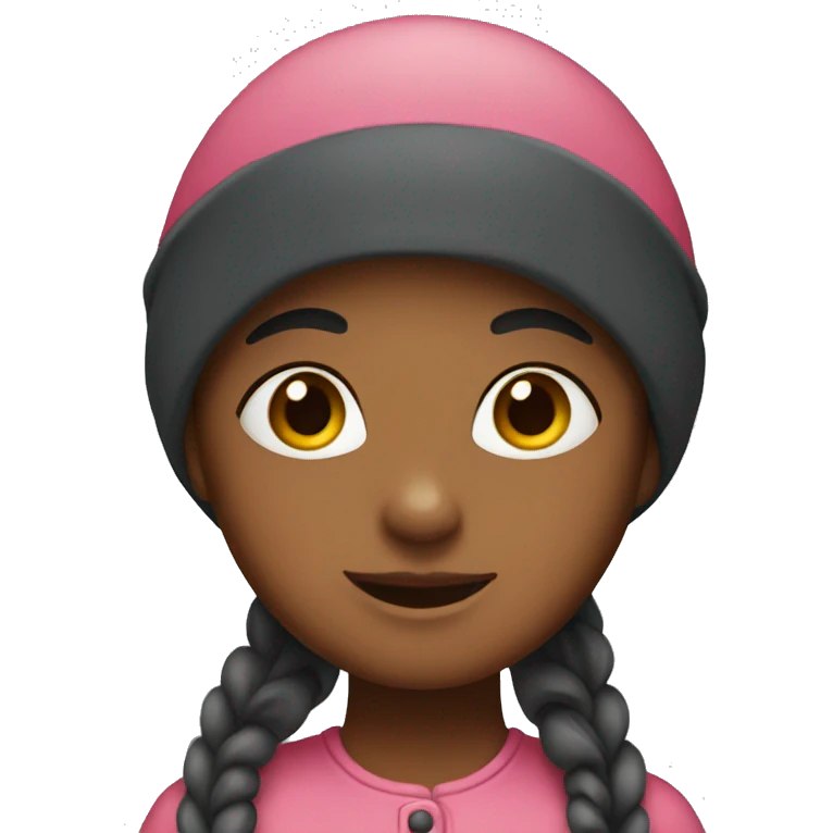 girl wearing bonnet emoji