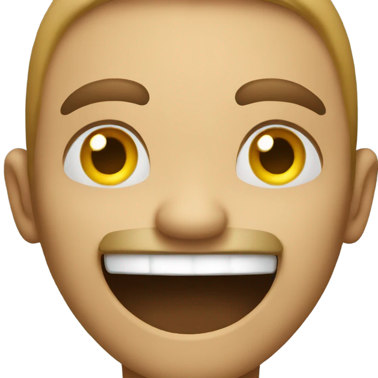 Sarcastic smile emoji