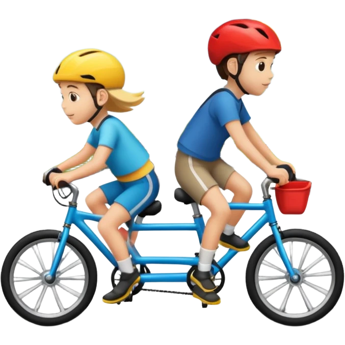 Car zooming by two kids on bikes emoji