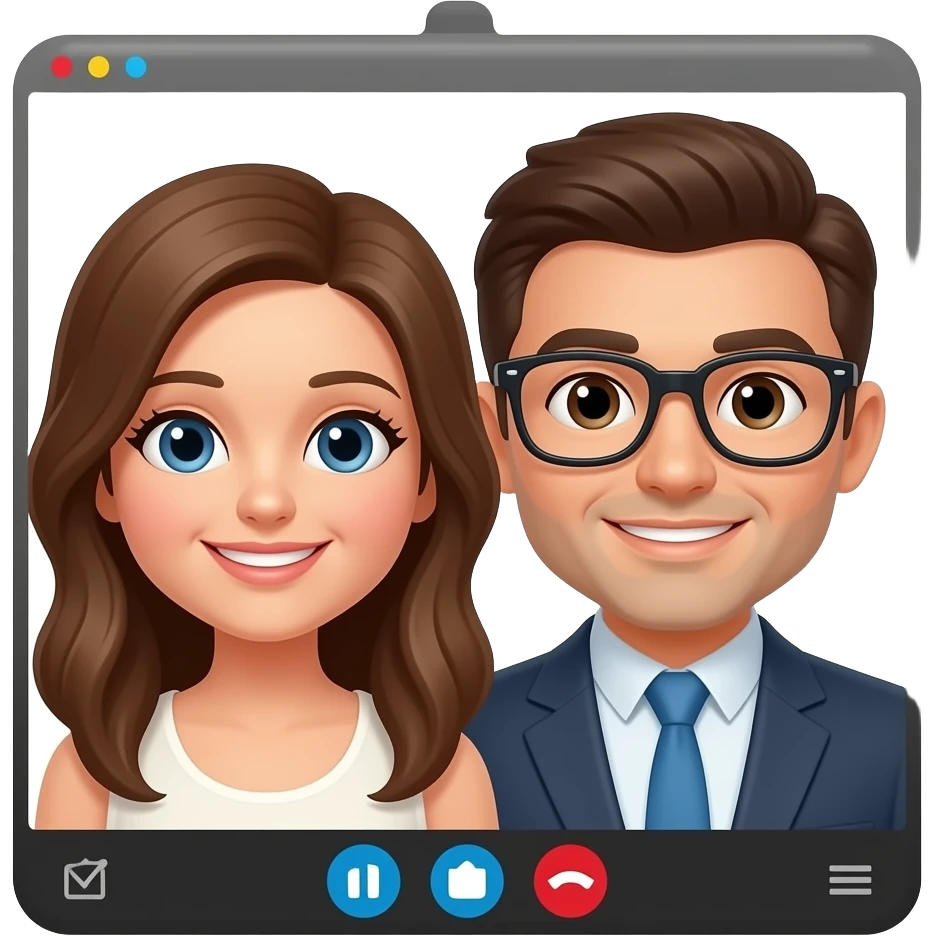 2 people on an edate emoji