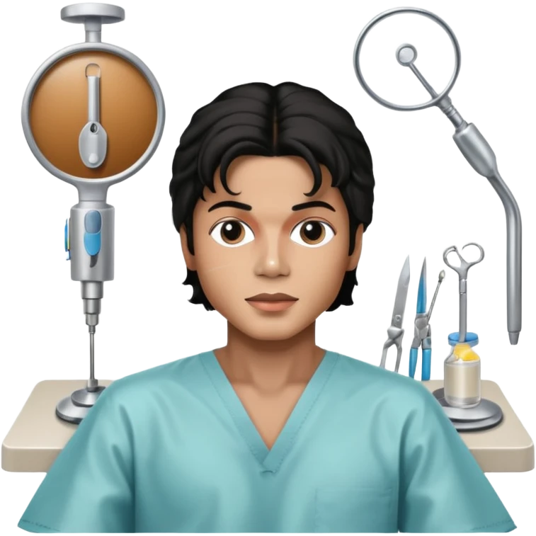 Micheal Jackson on the Surgery table emoji