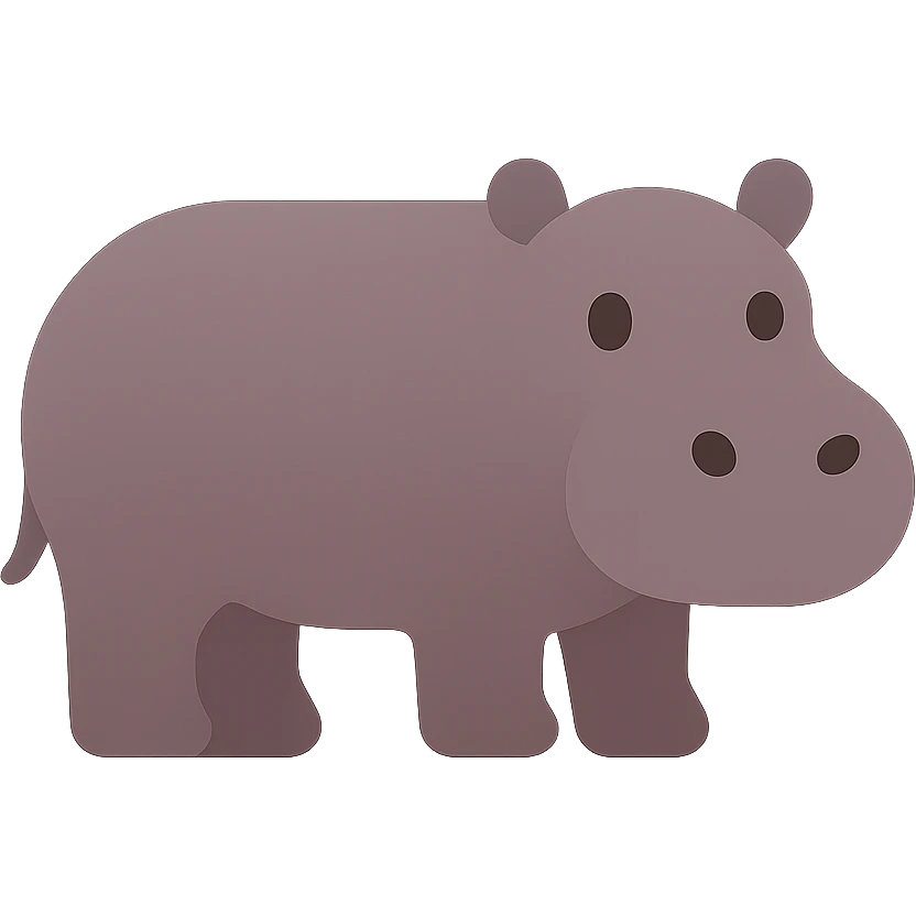 Hippo emoji