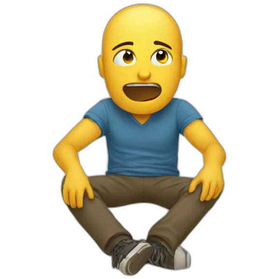 overwhelmed by python emoji