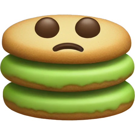 Matcha cookie emoji