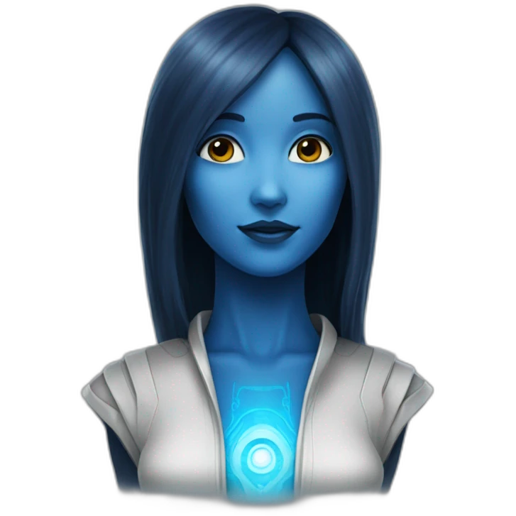 Blue cortana emoji
