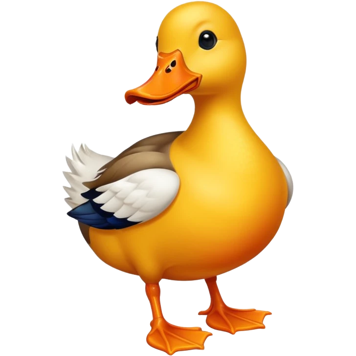 Big mean duck emoji